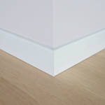 White Lacqured PVC Standard Skirting Accessories