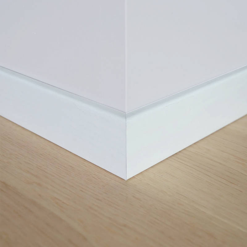 White Lacqured PVC Standard Skirting Accessories