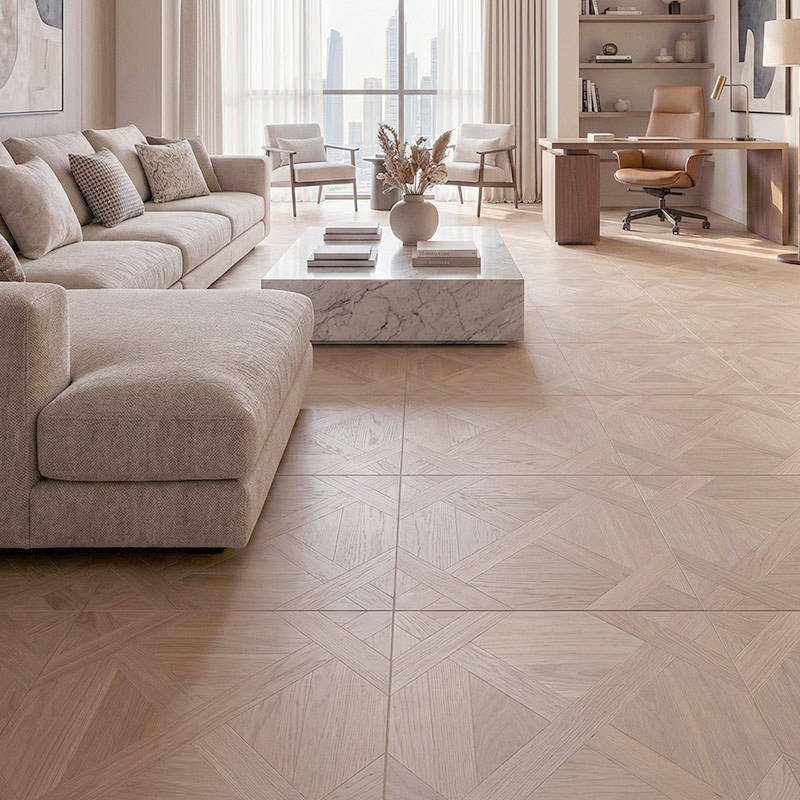 RP Chelsea Square Lush Square Dove 14 Livingroom Parquetry Wood Flooring