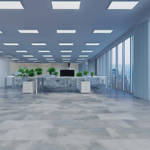 Gerbür Auqa Click Stone JIN GBACST 12 Broom Finish Office Vinyl Click Tiles