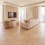 RP Chelsea Square Elegant Wave Dawn 09 Parquetry Flooring Living Room