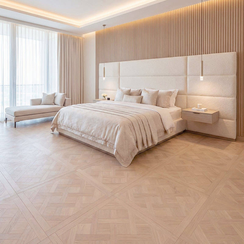 RP Chelsea Square Versailles Dawn 09 Bedroom Parquetry Wood Flooring