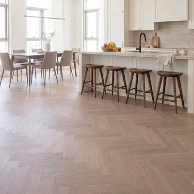 RP Boa Hybrid Herringbone Cask 16 Engineered Wood Flooring Kitchen Engineered Wood Flooring