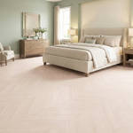 RP Chevron Classic Mist 07 Parquet Wood Flooring Bedroom