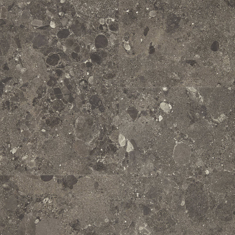 berry alloc pure tiles terrazzo dark grey vinyl click tiles