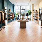 royal parquet classic chalked oak parquet herringbone flooring in shop