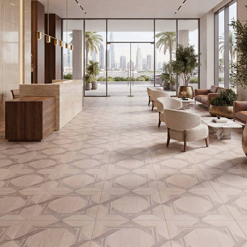 RP Chelsea Square Linear Vogue Tundra 08 Reception Parquetry Wood Flooring