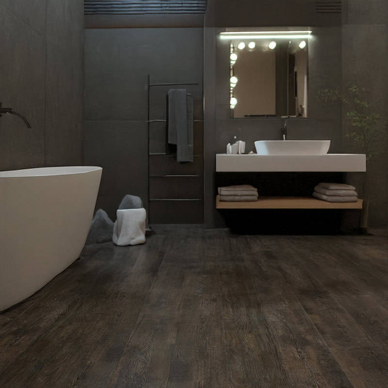 Gerbür Vision Hazelnut Gbvs 06 Vinyl Click Bathroom