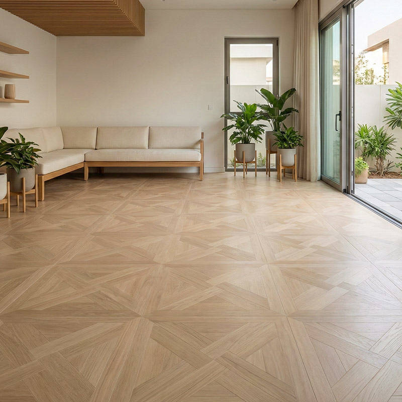 RP Chelsea Square Elegant Wave Tawny 15 Parquetry Wood Flooring Livingroom Lounge