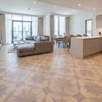 RP Chelsea Square Magnificence Dove 14 Living Kitchen Parquetry Wood Flooring