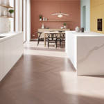 RP Chevron Basil 18 Engineered Wood Flooring Coffee Shop