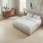 SH Cotton White Engineered Elegance Wood Flooring Bedroom