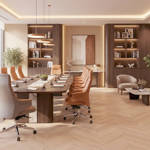RP Chevron Heather 12 Engineered Wood Flooring Office