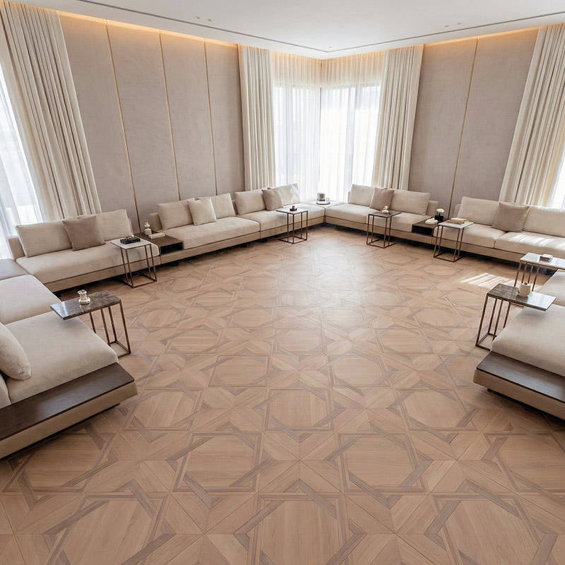 RP Chelsea Square Linear Vogue New Basil 18 Villa Majlis Parquetry Wood Flooring