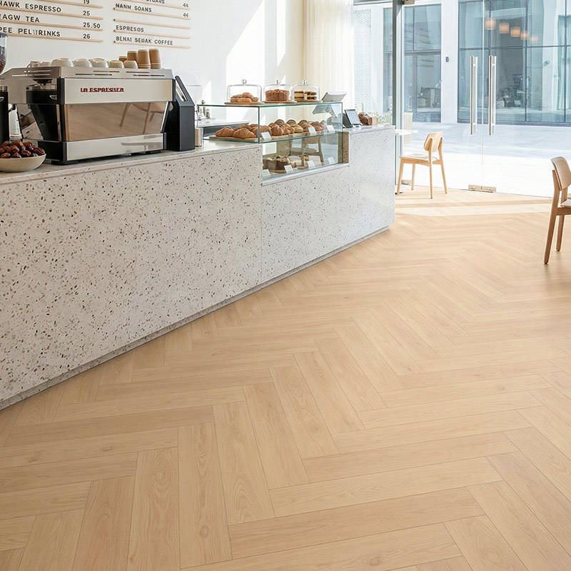 RP Boa Hybrid Herringbone Butterscotch 19 Engineered Wood Flooring Cafe Engineered Wood Flooring
