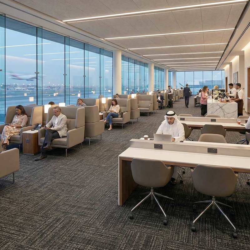 british carpet mills casini 548 carpet tiles in airport