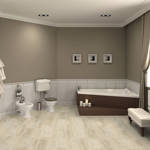 Limestone Bathroom