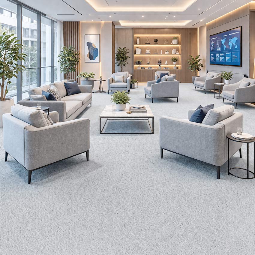 Wall To Wall Carpet Tiles Balta Lily CRP BLT LIL 02 Executive Corporate Waiting Lounge