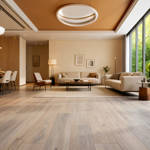 royal parquet oxford classic sandcastle engineered wood flooring in open plan lounge