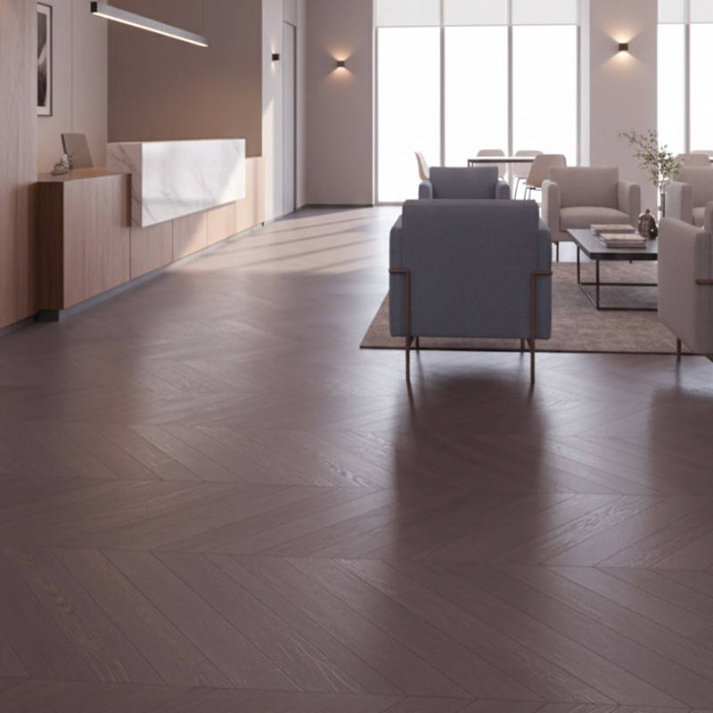 RP Chevron Butterscotch 19 Engineered Wood Flooring Livingroom Family