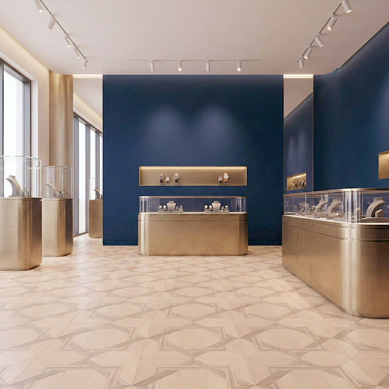RP Chelsea Square Linear Vogue Honeycombe 13 Showroom Parquetry Wood Flooring