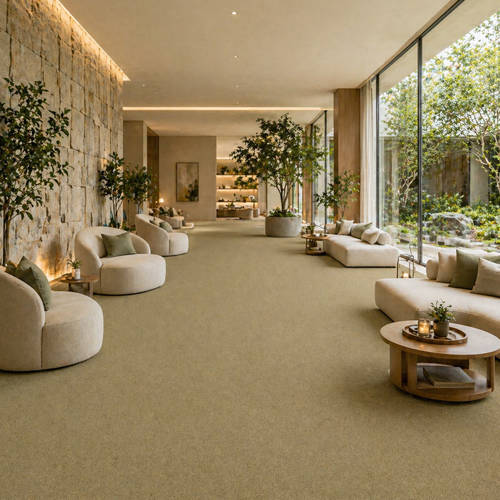 Wall To Wall Carpet BCM Savage Abundance CRP BLT SA 06 Serene Modern Lounge With Garden