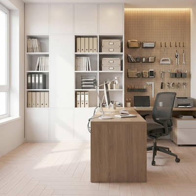 RP Boa Hybrid Herringbone Mist 07 Home Office Enginrred Wood Flooring