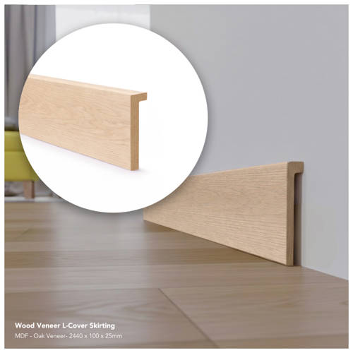 RP Wood Veneer L Cover Skirting Thumbnail