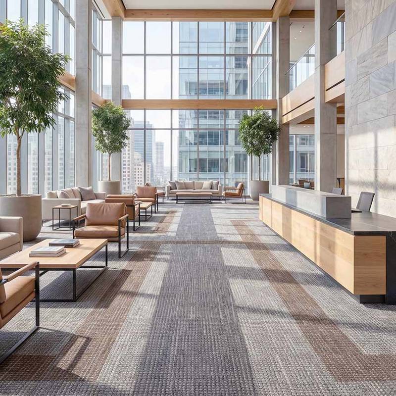 british carpet mills casini 571 carpet tiles in hotel