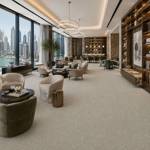 Wall To Wall Carpet BCM Wealthy Gathering CRP BLT WG 01 Modern Lounge With City