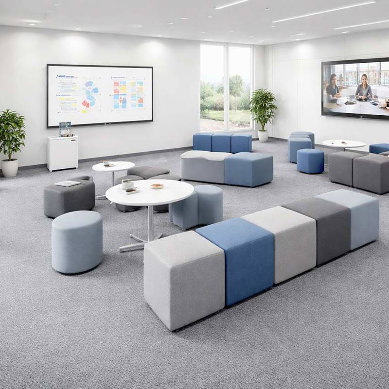 Wall To Wall Carpet Tiles Balta Goal CRP BLT GOAL 2 Executive Training Breakout Collaboration Room