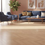 RP Herringbone Butterscotch 19 Engineered Wood Flooring Livingroom