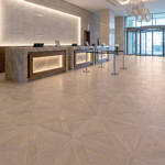 RP Chelsea Square Elegant Wave Cask 16 Reception Parquetry Wood Flooring