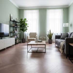 SH Castle Chocolate 07 Engineered Wood Flooring Chevron Livingroom