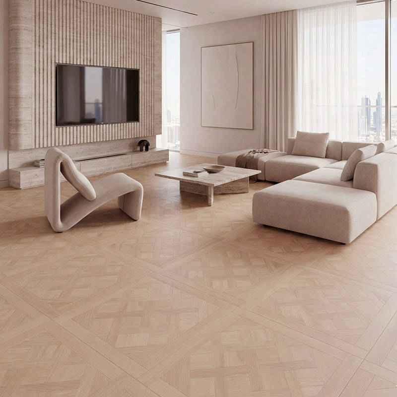 RP Chelsea Square Versailles Heather 12 Parquetry Wood Flooring Livingroom