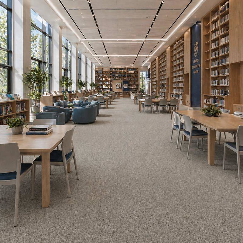 Wall To Wall Carpet Tiles Balta Primrose CRP BLT PRIM 07 Balata Primrose Wall To Wall Carpet CRP BLT PRIM 07 Library With Spacious Study Areas