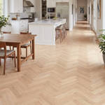 SH Oak 3 Engineered Eternal Herringbone Wood Flooring Kitchen Hallway