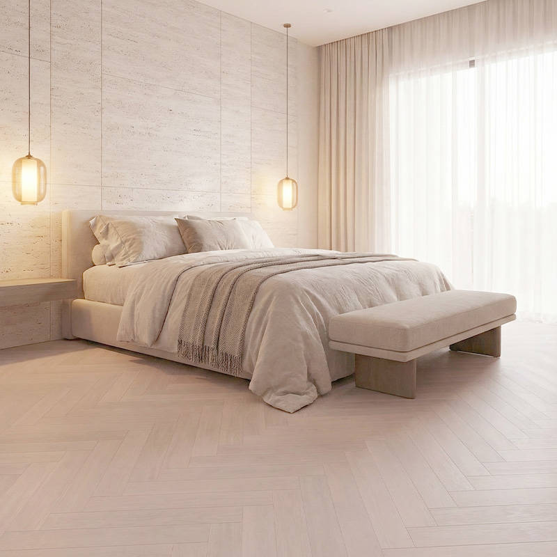 RP Boa Hybrid Herringbone Classic Tundra 08 Swatch Engineered Wood Flooring Bedroom Engineered Wood Flooring