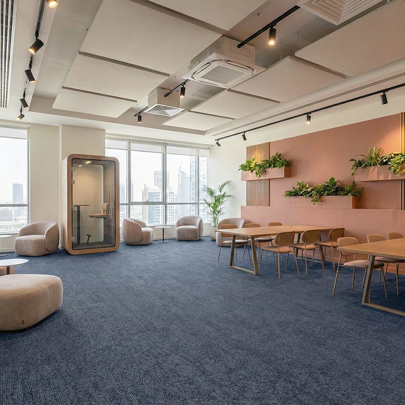 british carpet mills sky gardens 558 carpet tiles in office area