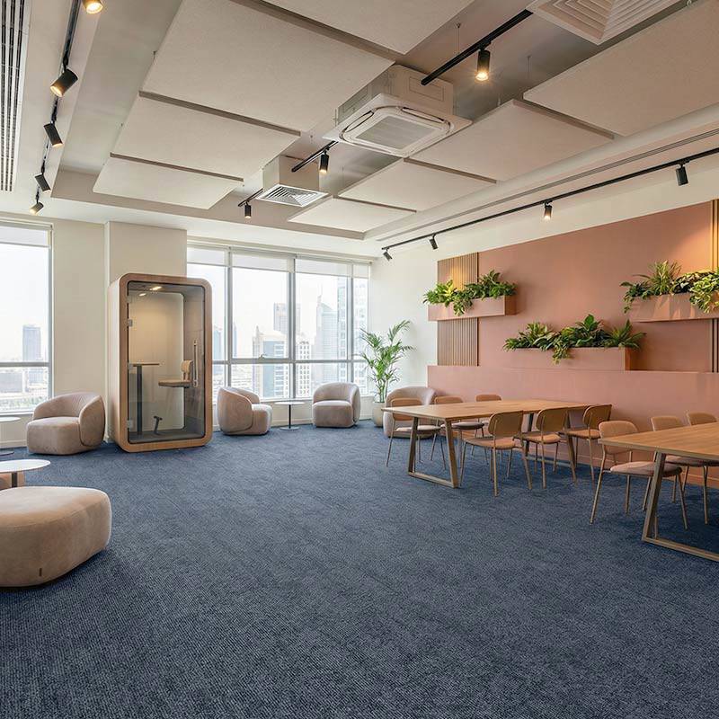 british carpet mills sky gardens 558 carpet tiles in office area
