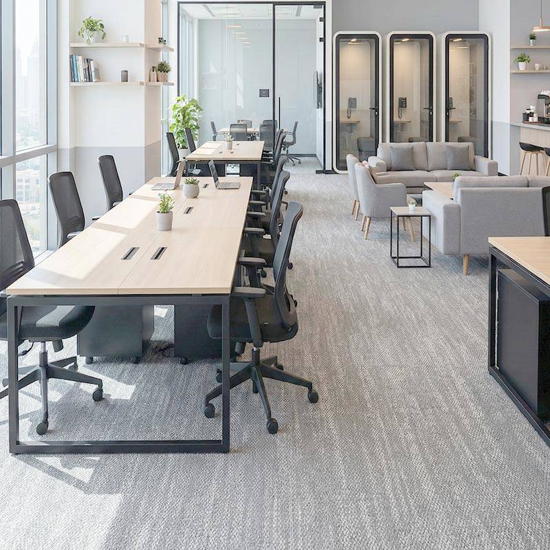 british carpet mills sig aut grey carpet in office board room