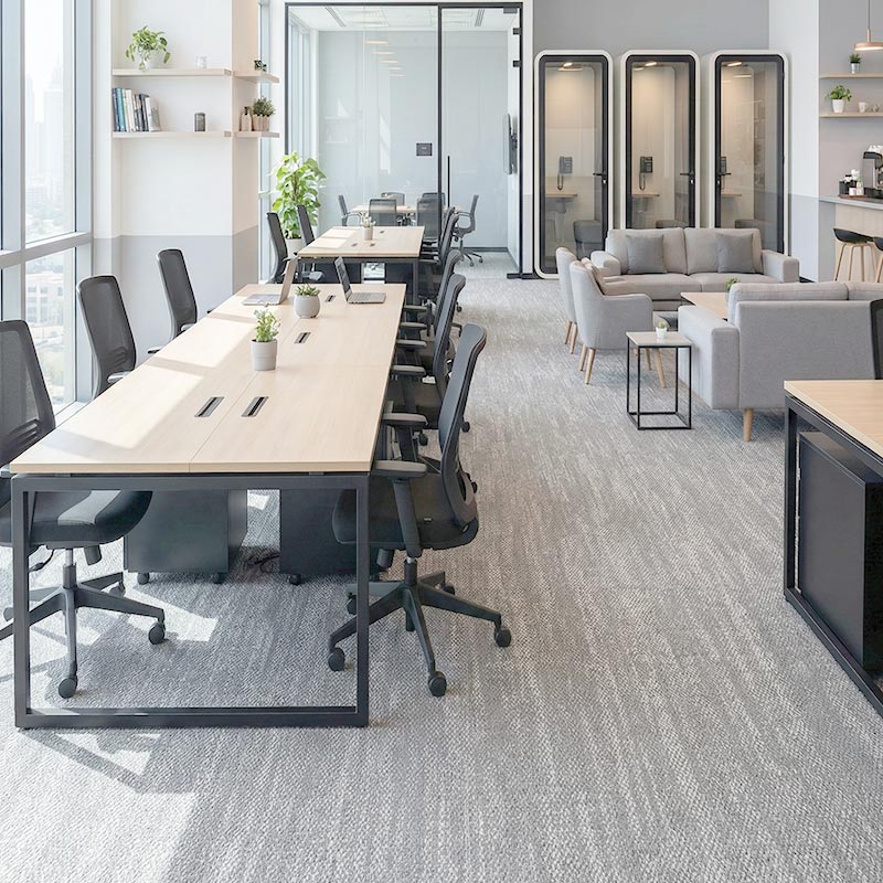 british carpet mills sig aut grey carpet in office board room