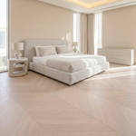 RP Chevron Classic Tundra 08 Swatch Engineered Wood Flooring Bedroom
