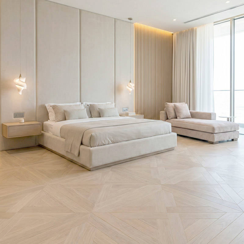 RP Chelsea Square Elegant Wave Ivory 06 Bedroom