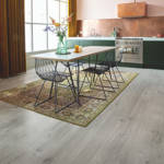 QS Pulse Cotton Oak Cold Grey Vinyl Click Flooring Kitchen Dinning