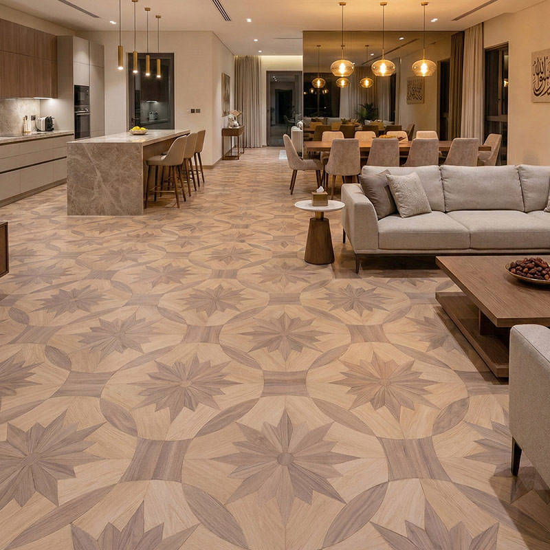 RP Chelsea Square Magnificence Cask 16 Kitchen Living Parquetry Wood Flooring