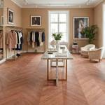 SH Mahogany 09 Engineered Wood Flooring Chevron Boutique Wood Flooring