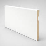 White Foiled Lacqured Standard Skirting