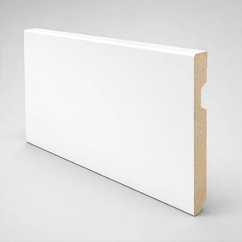 White Foiled Lacqured Standard Skirting