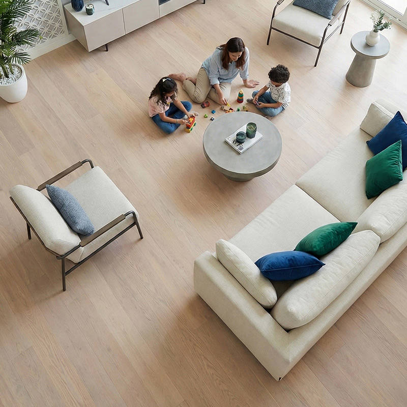 SH Biscuit 04 Engineered Decorum Wood Flooring Familyroom Happy Family